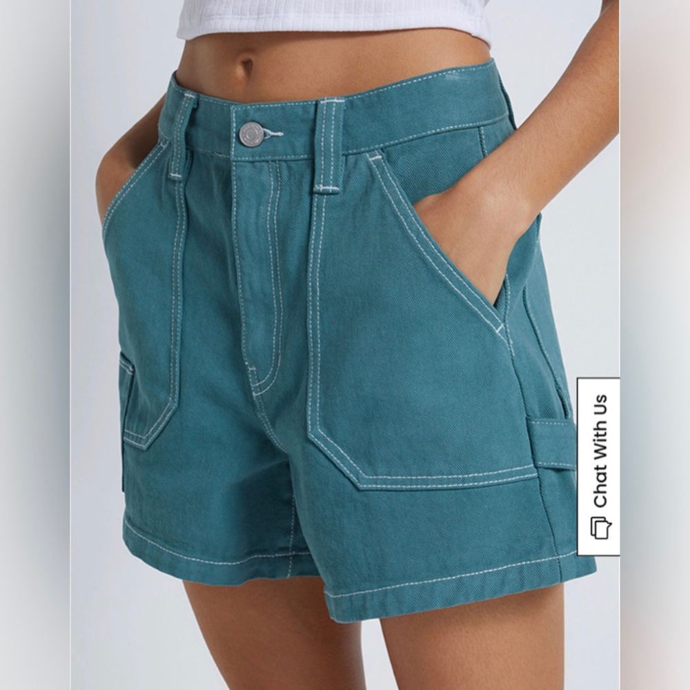 NWT PacSun Green Workwear Cutoff Shorts | Size: 24